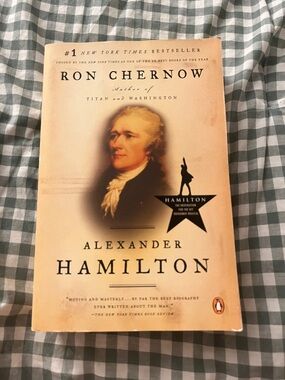 Ron Chernow Alexander Hamilton Paperback Book by Ron Chernow - Cream